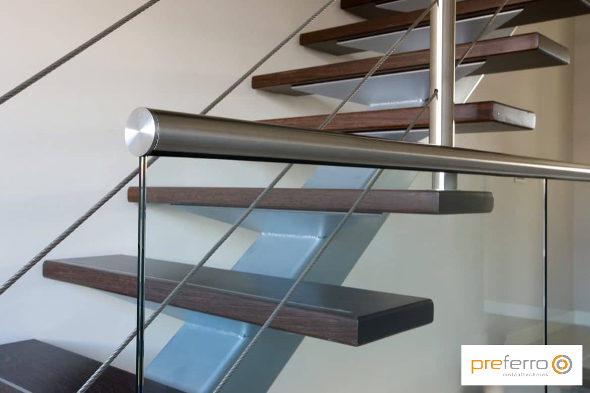 Details RVS balustrade